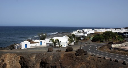 Fototapeta na wymiar Pueblo de Lanzarote, islas Canarias, España