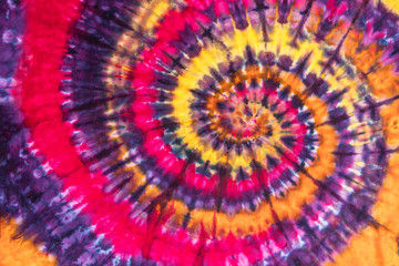 Naklejka premium Colorful Abstract Psychedelic Ice Tie Dye Swirl Design