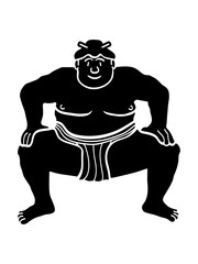 sport clipart sumoringer sumo ringer comic cartoon asiatisch japanisch ringen pose kämpfen hocke dick fett cool lustig stark kämpfen chinesisch groß design clipart