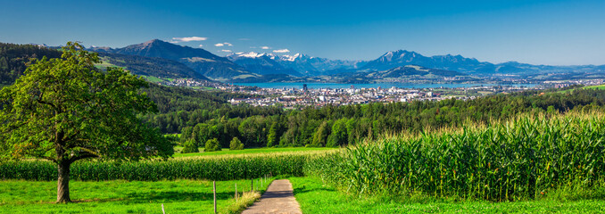 Klontalersee in canton Glarus, Switzerland, Europe