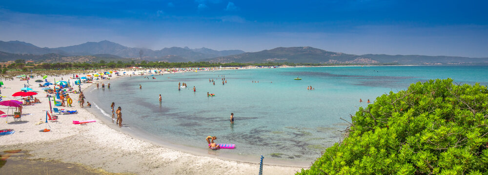 Budoni beach on Sardinia island, Sardinia, Italy, Europe