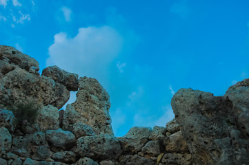 Ancient stonehedge building on Gozo island