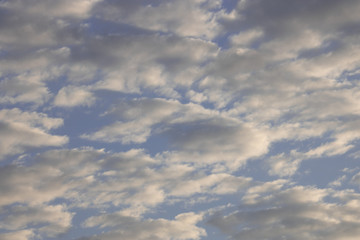 blue sky with clouds