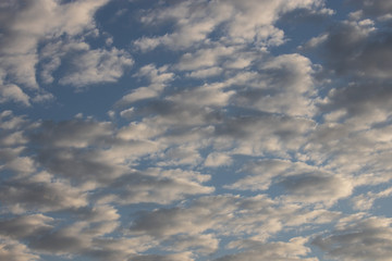 blue sky with clouds