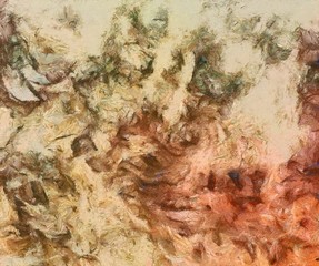 Designed grunge texture for creative ideas. Macro brushstrokes of oil. Abstract close up structure background. Colorful HD wallpaper. Simple graphic design template.