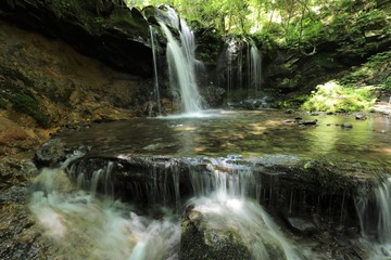 Naklejka premium 猿壺の滝