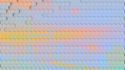 Color cityscape with skyscraper and buildings under blue sky in night in Taipei Taiwan