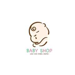 baby graphic icon symbol logo