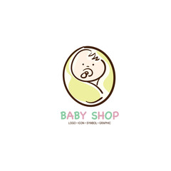 baby graphic icon symbol logo