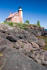 Fototapeta na wymiar Eagle Harbor Lighthouse, Michigan