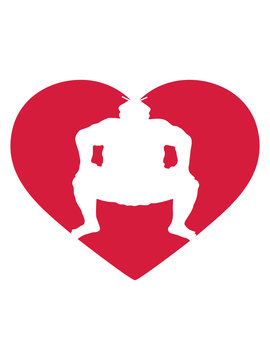 japanisch herz I love sumoringer sport clipart sumo ringer asiatisch ringen pose k&auml;mpfen hocke dick fett cool lustig stark k&auml;mpfen chinesisch gro&szlig; design clipart