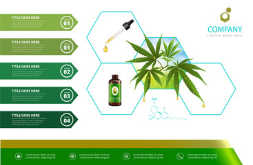 Cannabis or marijauna drop oil medical desing. vector illustration.