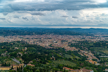 Panorama sur Florence en Toscane