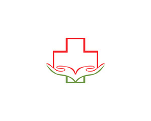 Medical care logo and vector