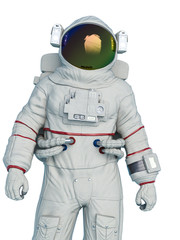astronaut in a white background © DM7