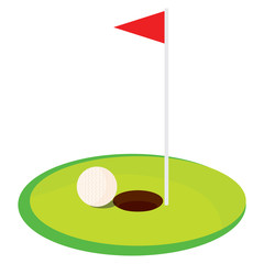 Abstract golf object
