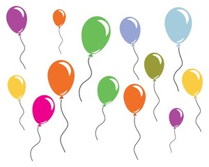 ballon icon vector illustration design