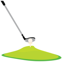 Abstract golf object