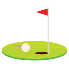 Abstract golf object
