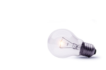 Light bulb Concept for creative idea, Brainstorming, startup and successfully.