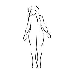 women body drawing