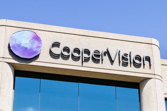 August 25, 2019 Pleasanton / CA / USA - CooperVision headquarters; CooperVision, Inc., a soft contact lens manufacturer, is a business unit of The Cooper Companies, Inc (global medical device company)