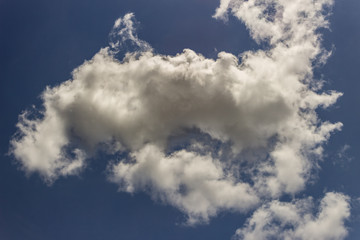 blue sky with white clouds