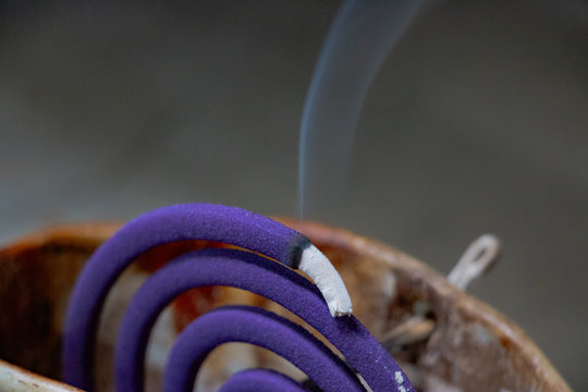Mosquito coil is a kind of mosquito repellent incense. It works by the active compound called pyrethrin has powerful insecticidal activity can kill them by attacking their nervous systems.