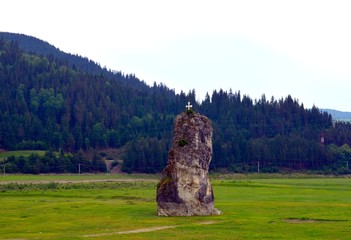 the rock of the Devil from Poiana Largului - Romania