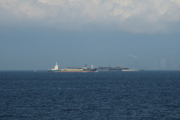 横須賀にある猿島からの景色
