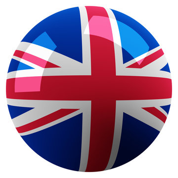Flag United Kingdom (sphere)