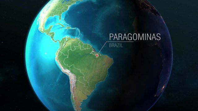 Brazil - Paragominas - Zooming from space to earth