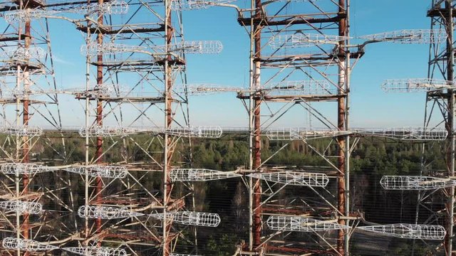 Chernobyl shoots from ground and above,
Star Wormwood, Kopachi village and check it's kindergarten,  new sarcophagus of Reactor #4 , Red Forest and Pripyat road sign, swimming pool, Duga 3