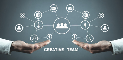 Creative Team. Business, People, Teamwork