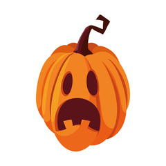pumpkin happy halloween celebration design