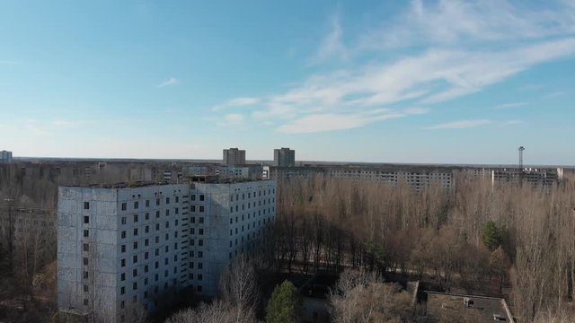 Chernobyl shoots from ground and above,
Star Wormwood, Kopachi village and check it's kindergarten,  new sarcophagus of Reactor #4 , Red Forest and Pripyat road sign, swimming pool, Duga 3