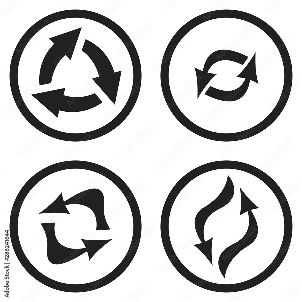 Poster vector flat arrows icon for web design.