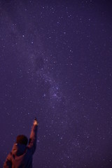 Obraz na płótnie Canvas Starlight in Taupo, New Zealand