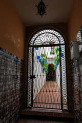 Cordoba,Spain,2,2014;White architecture and traditional street