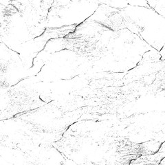 Black-white, monochrome grunge texture - chaotic, distress, vintage, weathered effect. Old repetitive template, print, decor, element. Design for backgrounds, wallpapers, covers and packaging