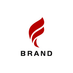 Obraz premium letter F logo concept ready to use