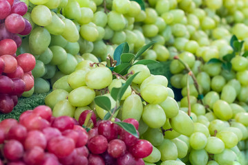 Fresh grapes fruit  in  market,Thailand