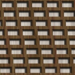 Fototapeta na wymiar Wooden lattice on wood background. Seamless pattern.