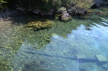 Macédoine du Nord : Baie des Os et musée de la baie de la baie d’Ohrid (région d’Ohrid)