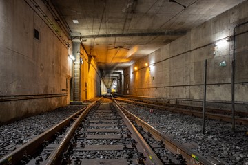 Obraz na płótnie Canvas Frankfurt U-Bahn-Tunnel 