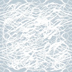 Traces on ice, doodle, seamless pattern, rapport.