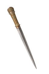 ornate Eastern golden dagger