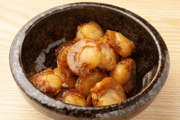 ベビーホタテの甘露煮
