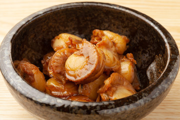 ベビーホタテの甘露煮