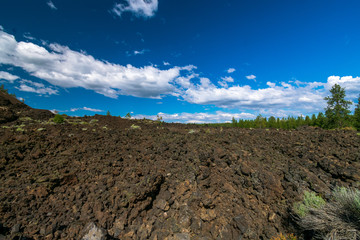 Lava Flow At Newberry Volcanic National Monument